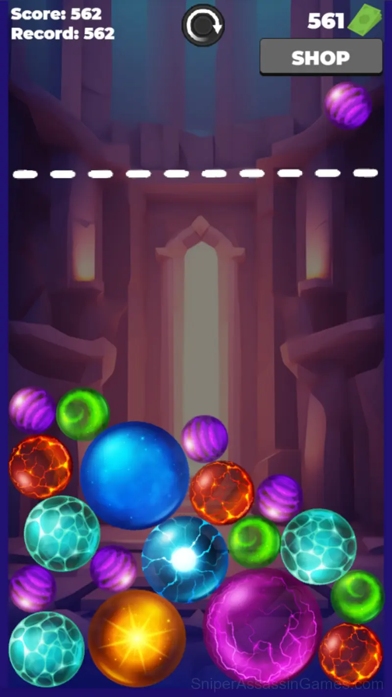 Connect the balls together gameplay screenshot 2