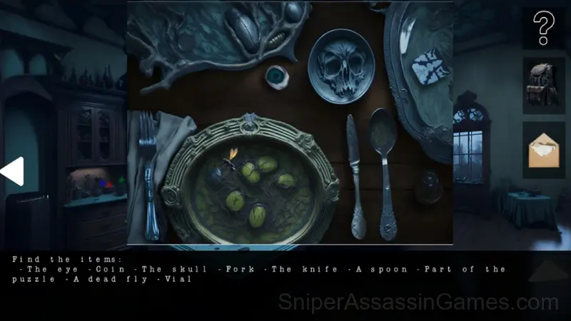 Mystery Mansion Lost in the no spotlight rooms gameplay screenshot 2