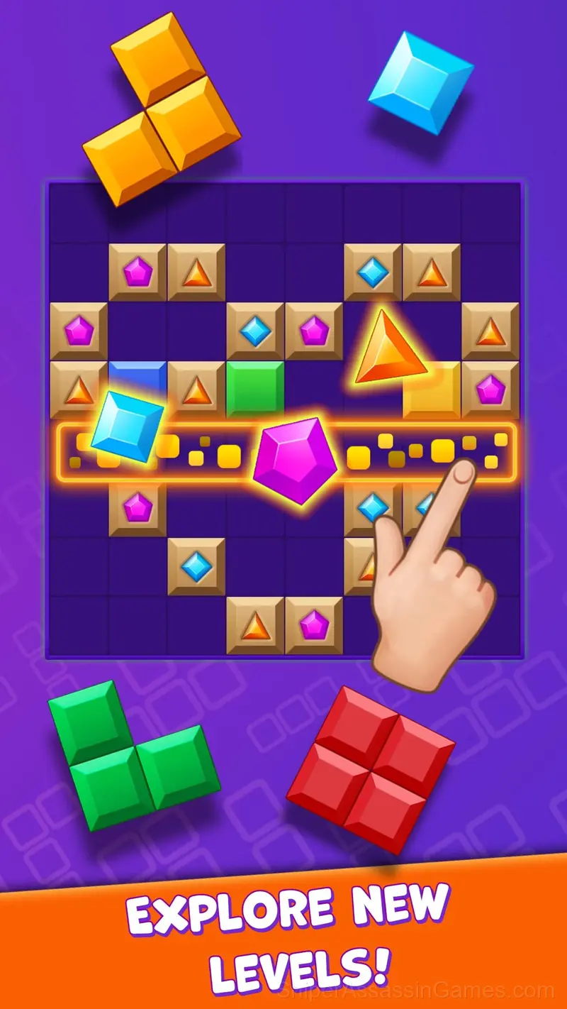 BlockBuster Puzzle gameplay screenshot 1