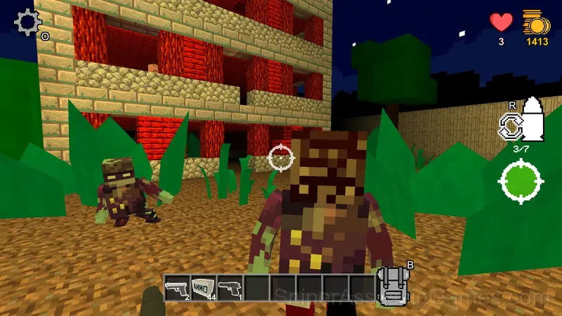 Zombies are attacking. Emma saves her friends. gameplay screenshot 1