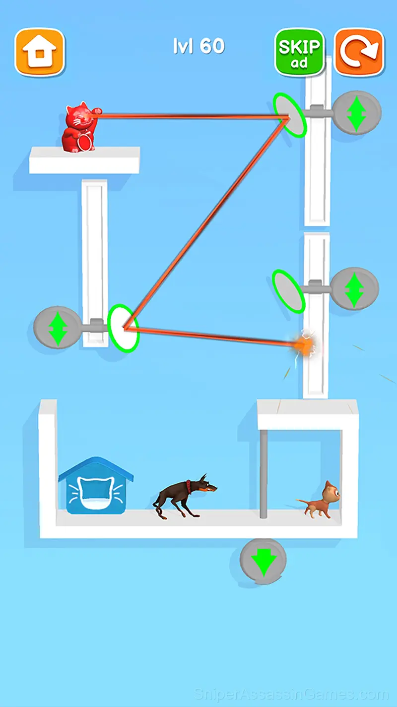 Help The Kitten Mom Rescue gameplay screenshot 1