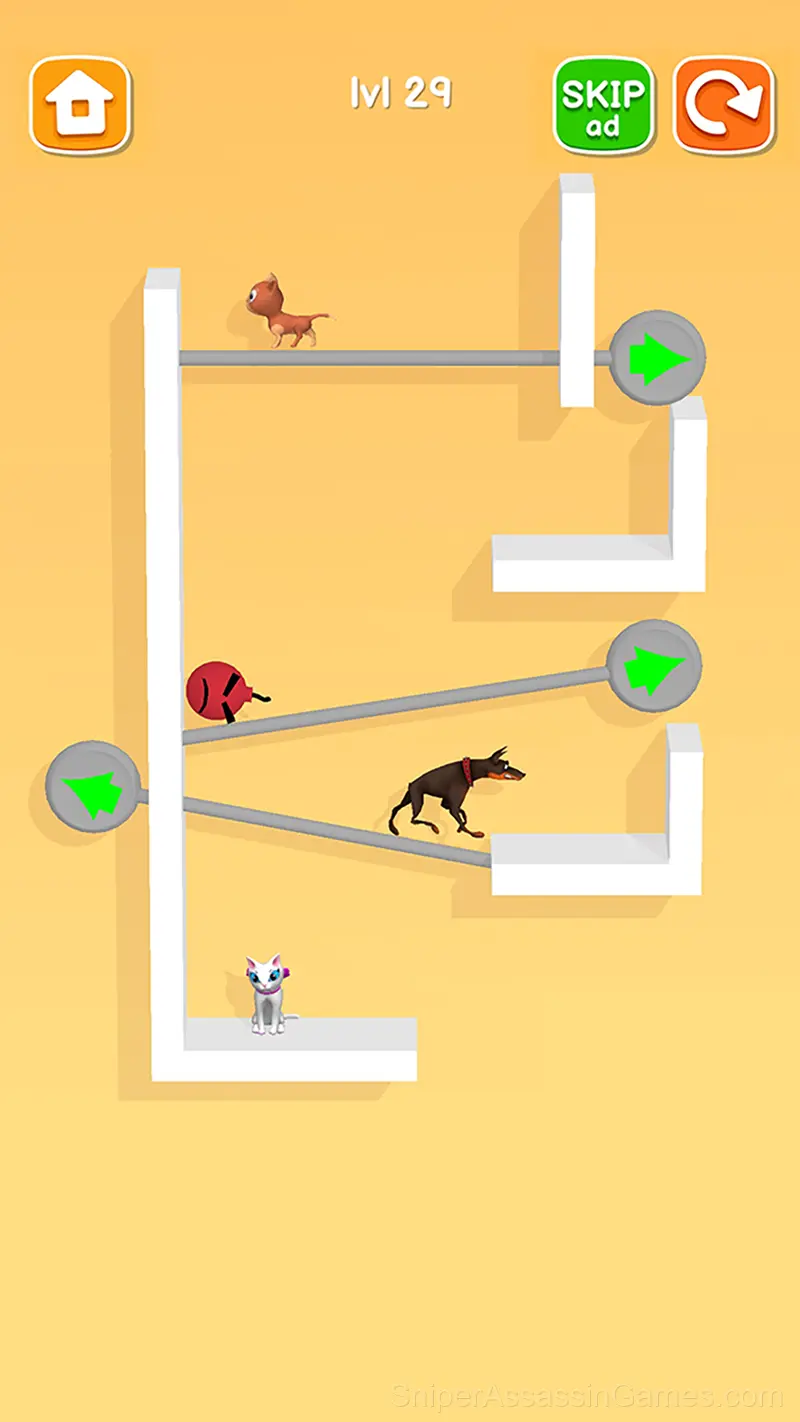 Help The Kitten Mom Rescue gameplay screenshot 2
