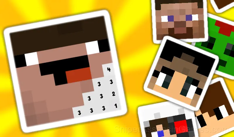 Play Picture by number: Minecraft