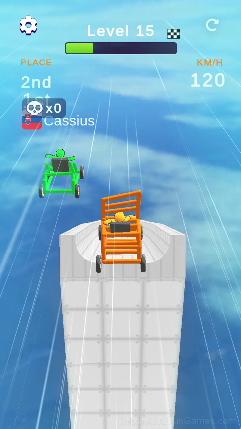 Draw Crash Race: Stunt Race gameplay screenshot 5