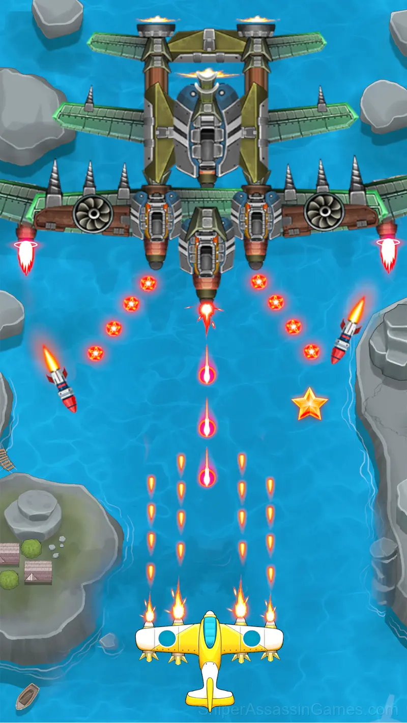Strike Force 1945 War gameplay screenshot 2