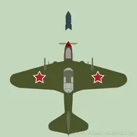 Attack aircraft strike