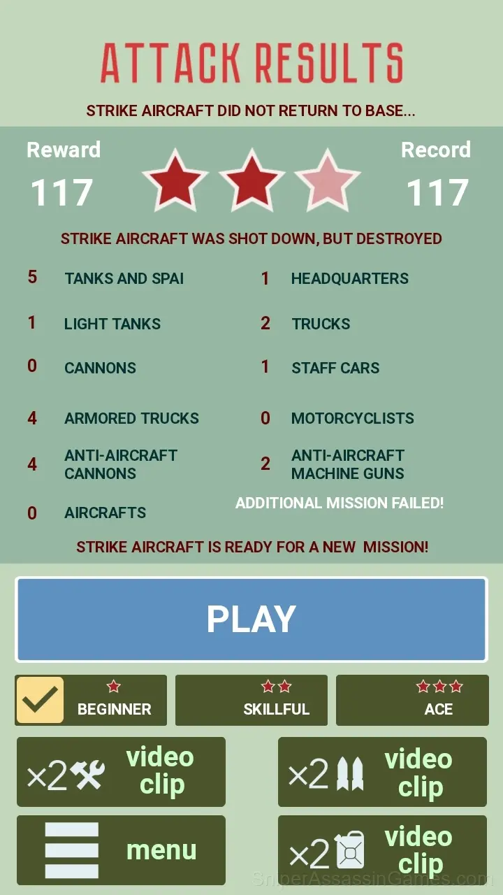 Attack aircraft strike gameplay screenshot 4