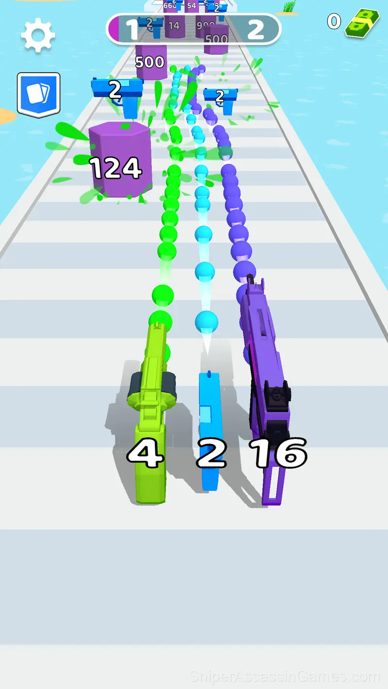 Gun Merge gameplay screenshot 2