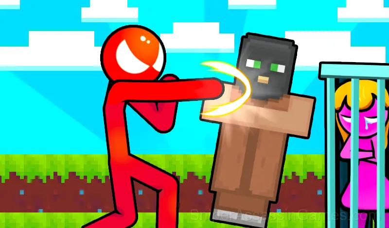 Play Stickman vs Villager: Save the Girl