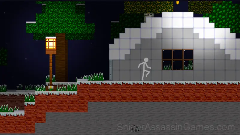 Stickman vs Villager: Save the Girl gameplay screenshot 1