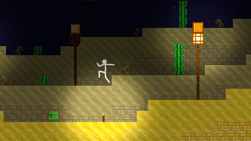 Stickman vs Villager: Save the Girl gameplay screenshot 6