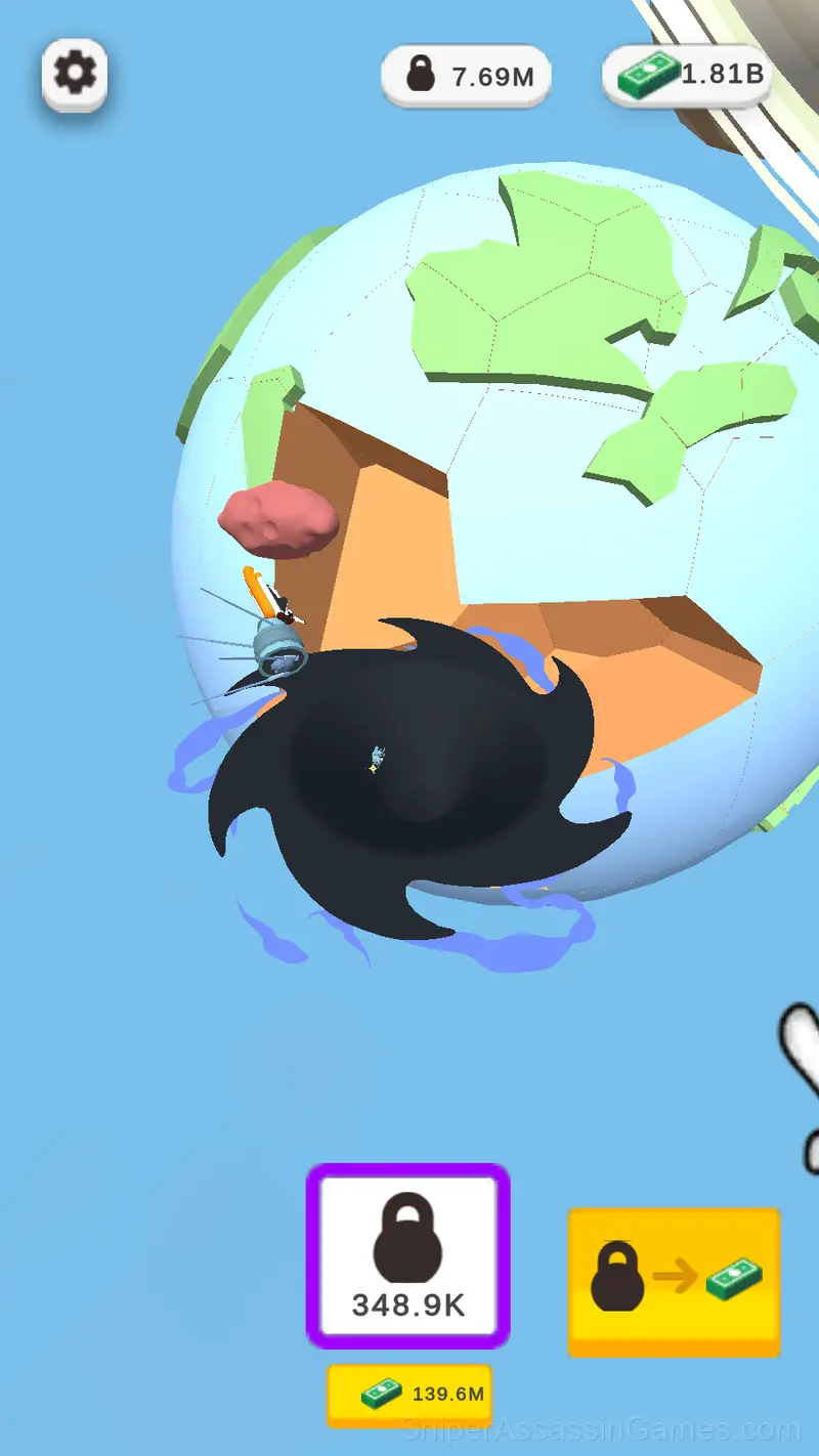 Grow a Black Hole: Idle Clicker gameplay screenshot 3