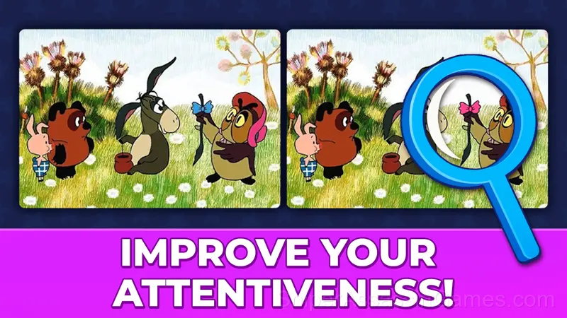 Find the Difference: Cartoons of the USSR gameplay screenshot 2