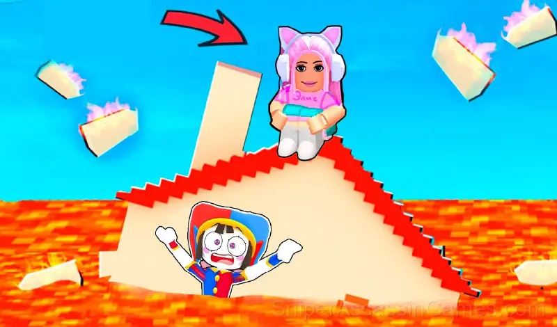 Play Impossible Obby Parkour! Floor is Lava!