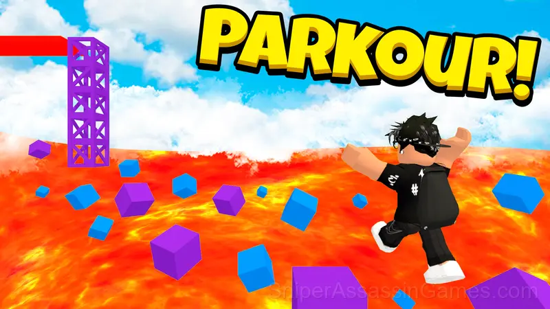 Impossible Obby Parkour! Floor is Lava! gameplay screenshot 2