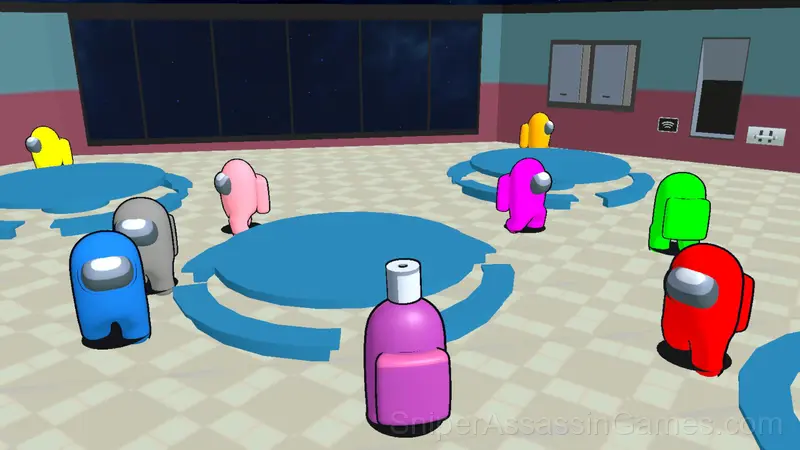 You Imposter Among Us 3D gameplay screenshot 1