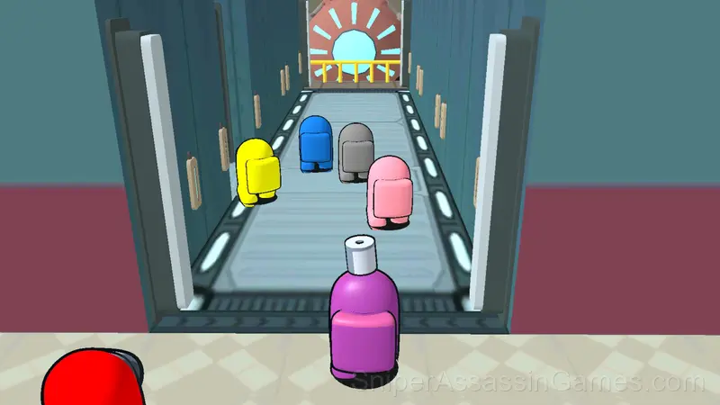 You Imposter Among Us 3D gameplay screenshot 2