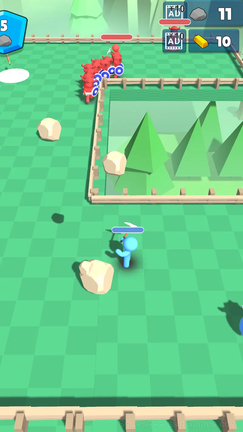 Craft Conflict gameplay screenshot 1