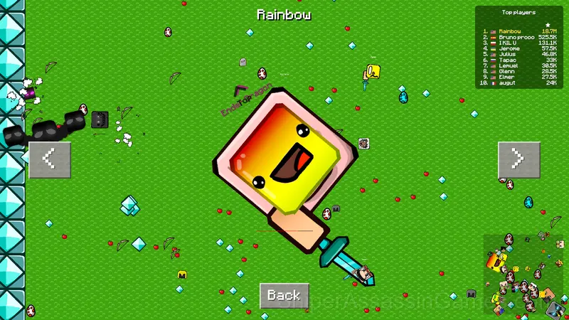 Crazy Steve.io gameplay screenshot 4