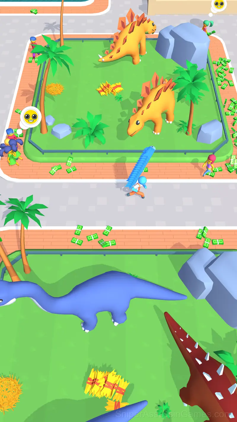 Jurassic Park: Dino Island and Farm Idle Tycoon 3D gameplay screenshot 5