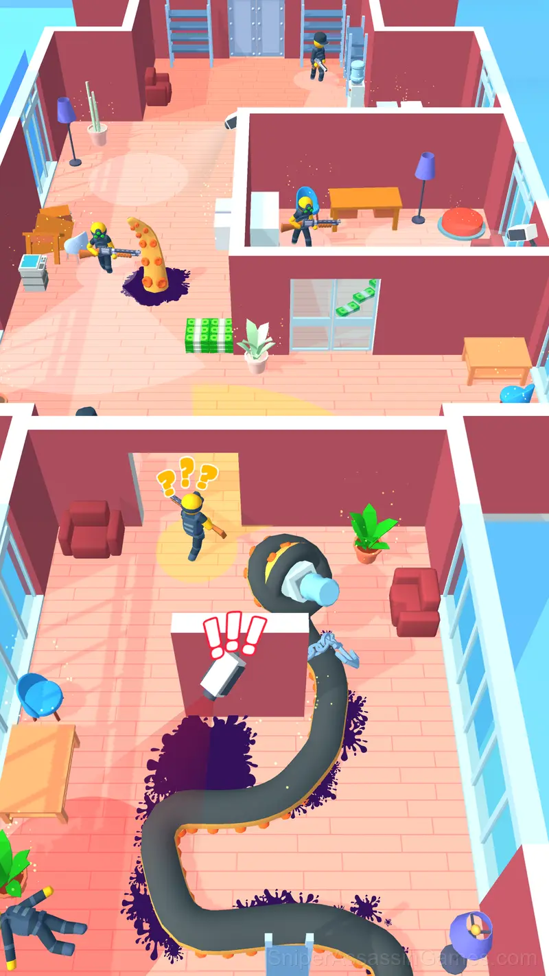 Squid Game: Tentacle Assassin 3D gameplay screenshot 1