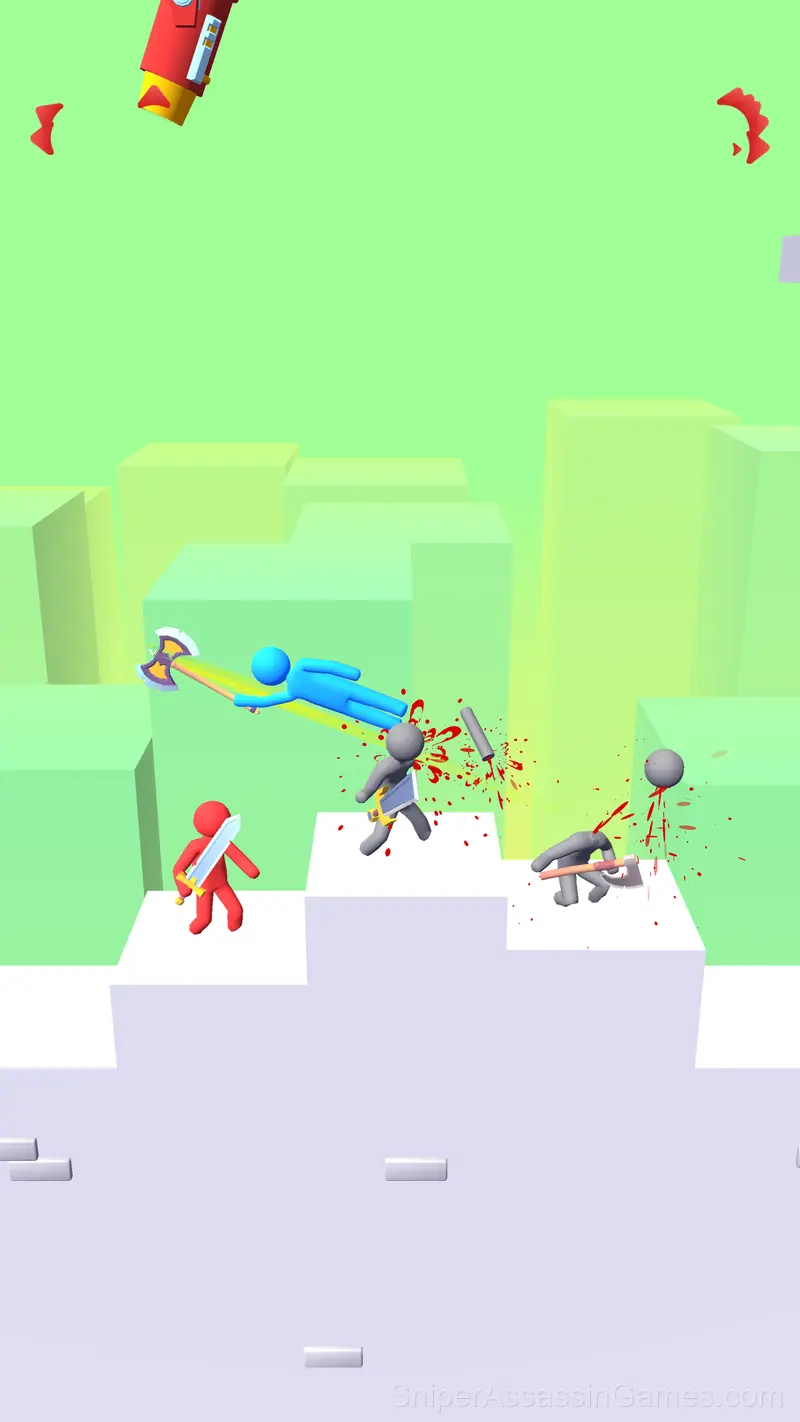 Ninja Stickmen: Knife Master 3D gameplay screenshot 5
