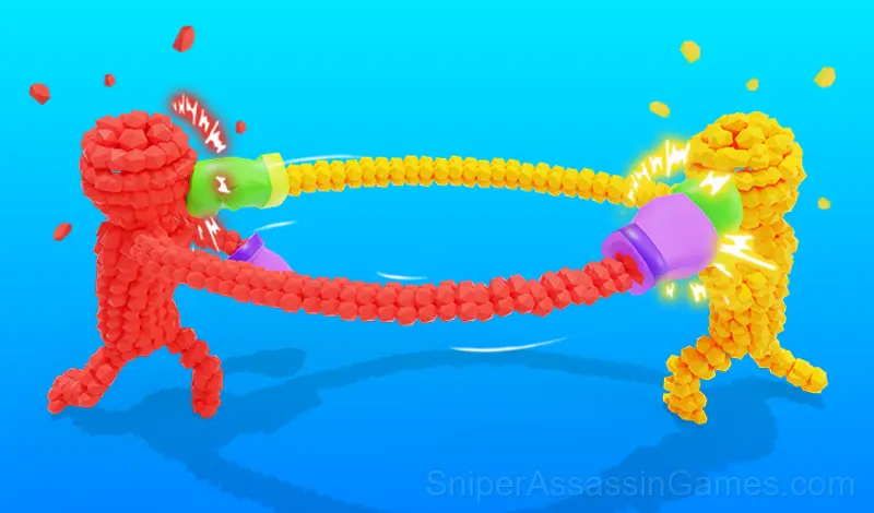 Play Pixel Boxing: Stickman Clash 3D