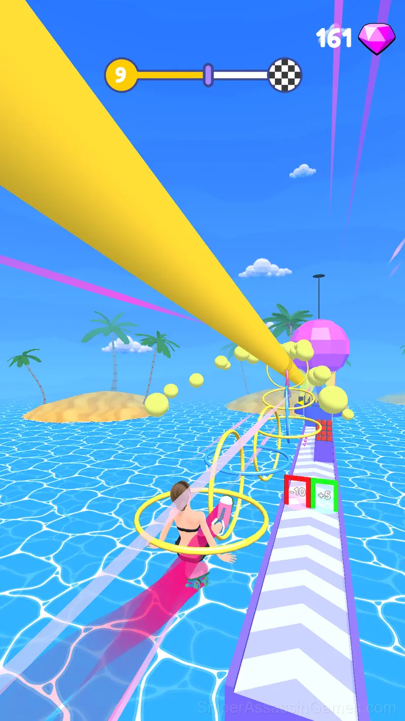 Hula Hoop Race gameplay screenshot 1