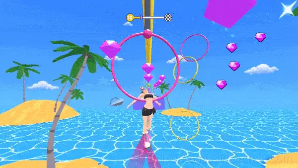 Hula Hoop Race gameplay screenshot 3