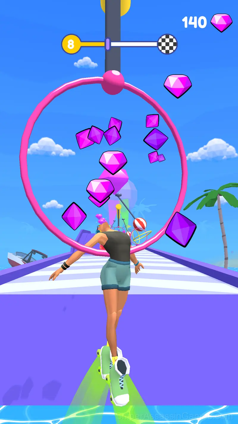 Hula Hoop Race gameplay screenshot 4