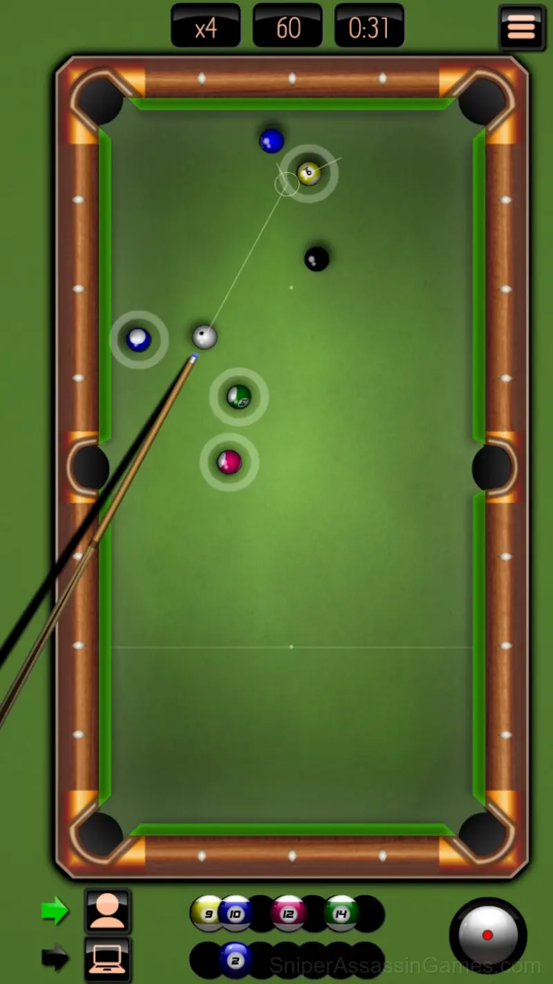 8 Ball Billiards Classic gameplay screenshot 1