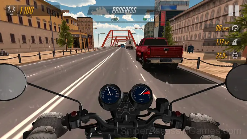 Motorcycle Racer: Road Mayhem gameplay screenshot 1
