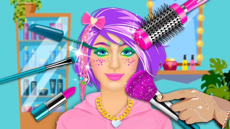 Beauty Salon Wednesday gameplay screenshot 3