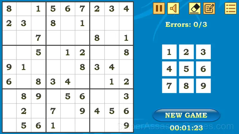 Sudoku for everyone gameplay screenshot 1
