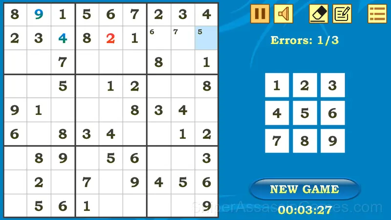 Sudoku for everyone gameplay screenshot 2