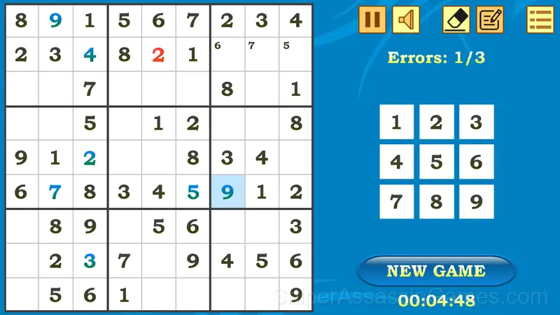 Sudoku for everyone gameplay screenshot 3
