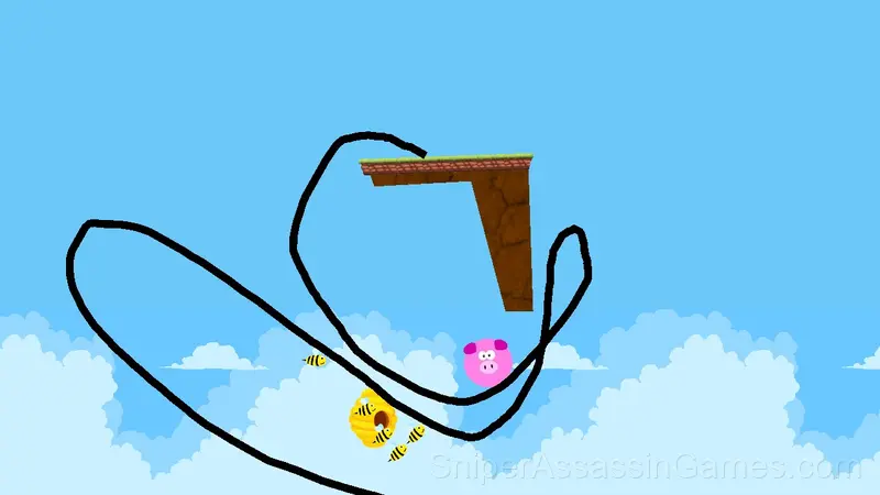 Draw the Line: Protecting Animals from Bees gameplay screenshot 3