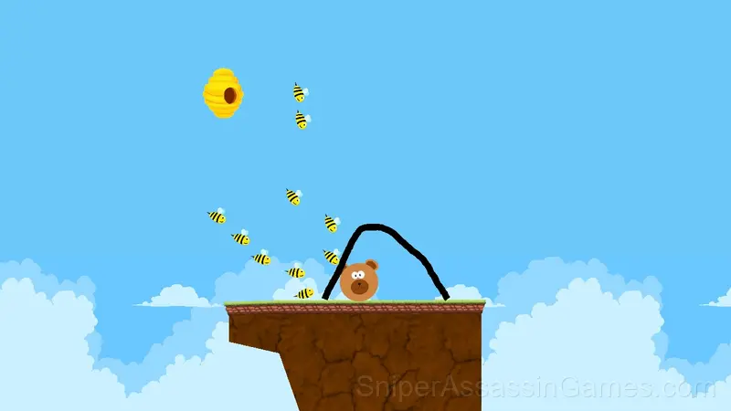 Draw the Line: Protecting Animals from Bees gameplay screenshot 4