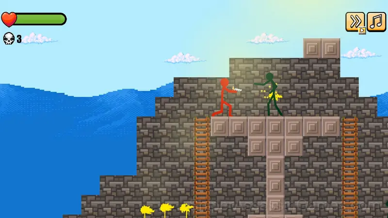 Stickman vs Zombies: Stickman Party Warriors gameplay screenshot 2