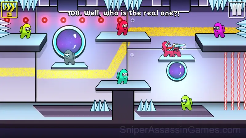 Impostor among us: Escape from prison gameplay screenshot 1