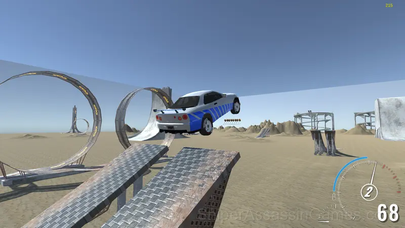 Stunt Car Simulator 3D gameplay screenshot 3