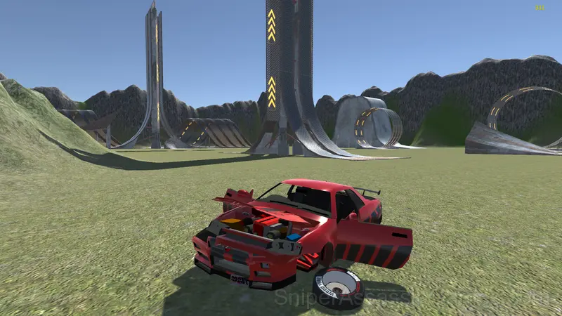 Stunt Car Simulator 3D gameplay screenshot 5