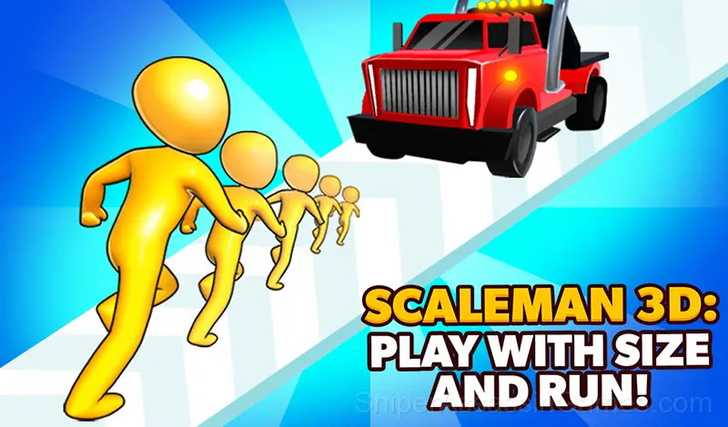 Play ScaleMan 3D: Play with Size and Run!