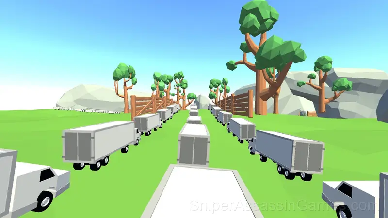 Truck parkour gameplay screenshot 1