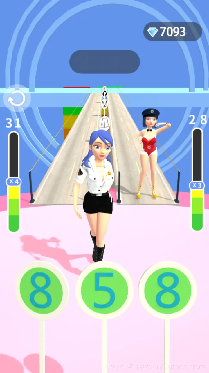 Fitness and Dressing Race gameplay screenshot 3