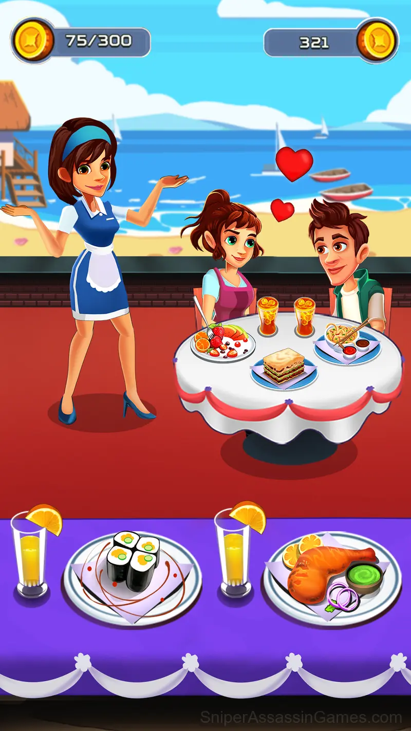 Cafe Story Cooking Game gameplay screenshot 1
