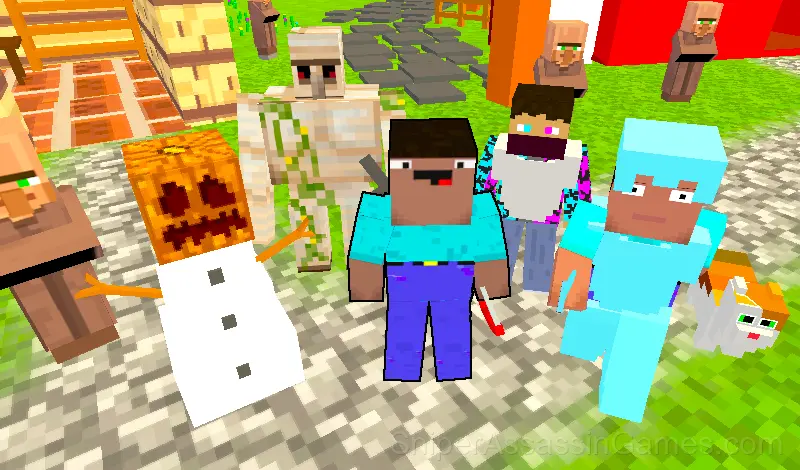 Play Attack on the village of noob and friends