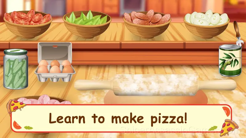 Pizza Maker - Cooking Games For Kids gameplay screenshot 1