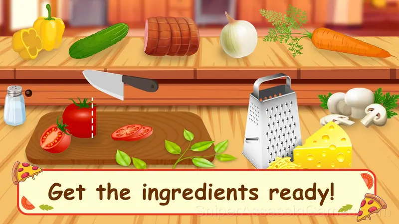 Pizza Maker - Cooking Games For Kids gameplay screenshot 3