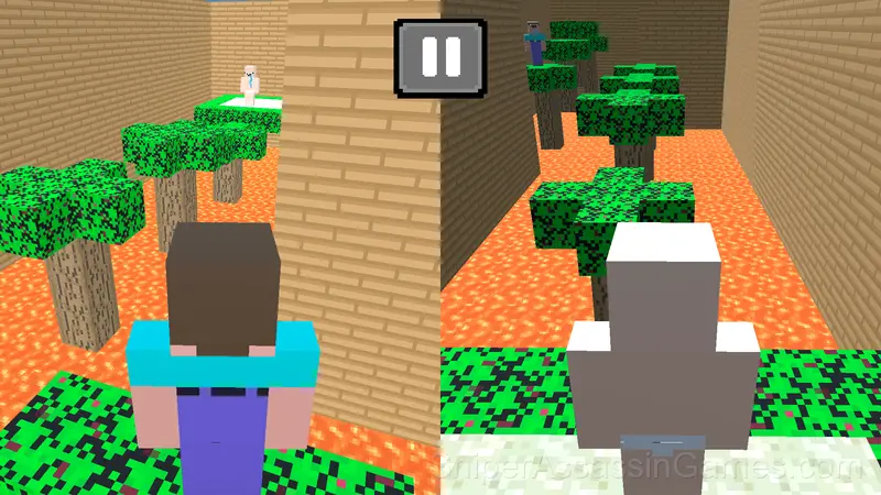 MCParkour Noob & Noob Baby gameplay screenshot 2